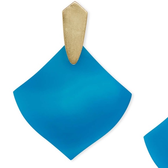 Kendra Scott Astoria drop earring in Teal Agate - Picture 3 of 10